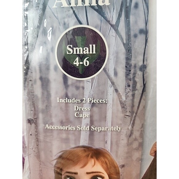 Disney Frozen 2 Princess Anna Costume Small 4-6 - Picture 2 of 6